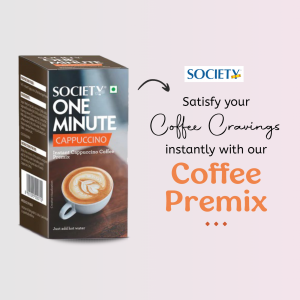 Society One Minute Cappuccino Premix Coffee Box
