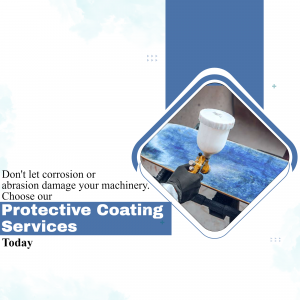 Spray painting a metal surface for corrosion protection