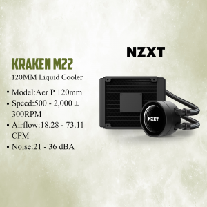 NZXT Kraken M22 120mm Liquid Cooler product shot