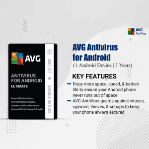 AVG Antivirus for Android Ultimate single device 3 years protection