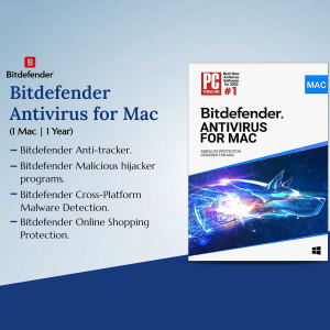 Bitdefender Antivirus for Mac software box