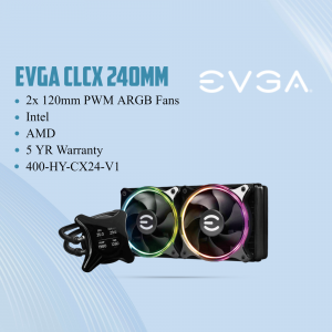 EVGA CLCX 240MM Liquid CPU Cooler with ARGB Fans