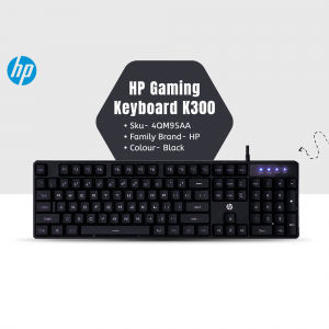 HP Gaming Keyboard K300 - Black