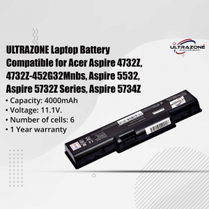 Ultimezone Laptop Battery Compatible with Acer Aspire 4732Z, 4732Z-452G32Mnbs, Aspire 5532, Aspire 5732Z Series, Aspire 5734Z