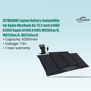 Ultrazone replacement laptop battery for Apple MacBook Air 13.3 inch A1466