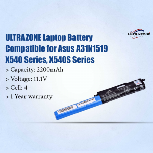 Ultrazone Laptop Battery Compatible with Asus A31N1519, X540 Series, X540S Series