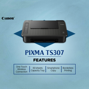 Canon PIXMA TS307 all-in-one color inkjet printer