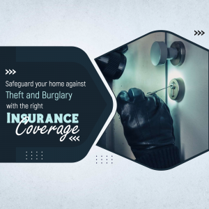 Image depicting a burglar attempting to break into a home, promoting home insurance.
