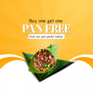 Promotional image for a buy one get one free offer on Pan