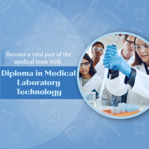 Students in a medical laboratory performing tests