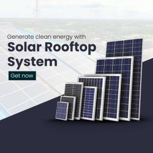 Solar Rooftop System - Clean Energy Solution Advertisement For Instagram