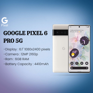 Google Pixel 6 Pro 5G smartphone with display specifications