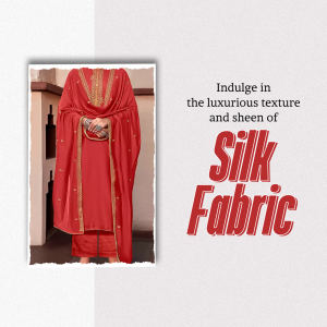 Red silk suit with golden embroidery