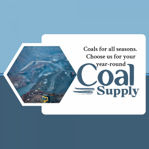 Advertisement for a coal supply company