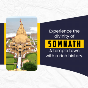 Image of Somnath Temple in Gujarat, India