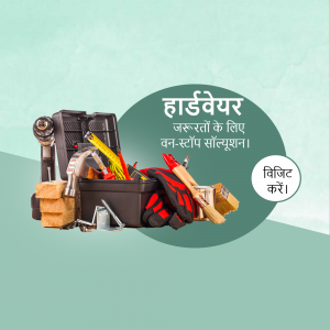 Toolbox filled with various hardware tools