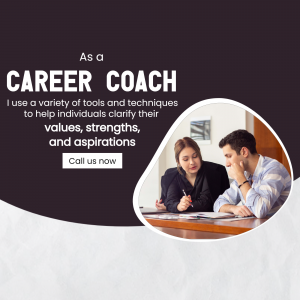 Image of a career coach working with a client
