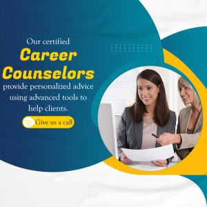 Image of career counselors providing advice to a client.