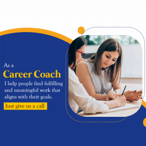 Image of a career coach assisting a client with their career goals.
