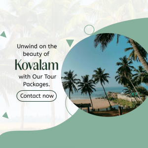 Kovalam Beach with Tour Packages Advertisement