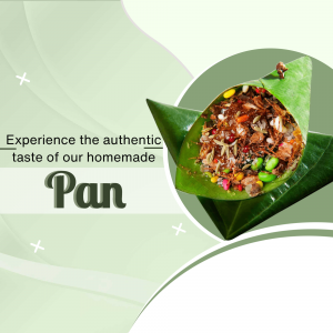 Close-up of a Pan leaf filled with ingredients, showcasing the traditional snack.