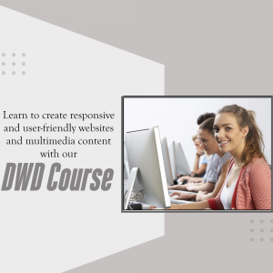 Students learning web development on computers