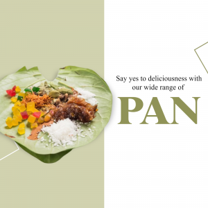 Close-up of Pan with colorful fillings on a betel leaf