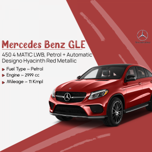 Red Mercedes-Benz GLE 450 4MATIC LWB Hyacinth Red Metallic