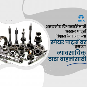 Assortment of Tata Motors vehicle gears and parts