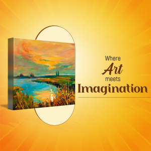Painting of a landscape with text overlay