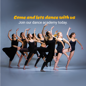 Group of ballet dancers performing in a studio