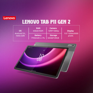 Lenovo Tab P11 Gen 2 tablet with specifications displayed