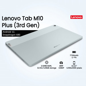 Lenovo Tab M10 Plus (3rd Gen) Android Tablet - Silver