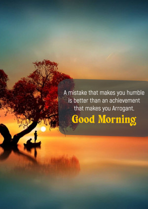 Sunrise over water with a silhouette of people in a boat and a motivational quote.