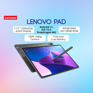 Lenovo Pad tablet with stylus and specifications