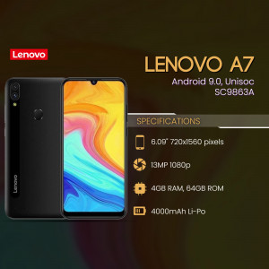 Lenovo A7 Android Smartphone with specifications