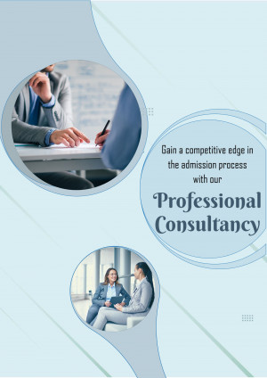 Image depicting professional consultancy services for admission processes with people in meetings.