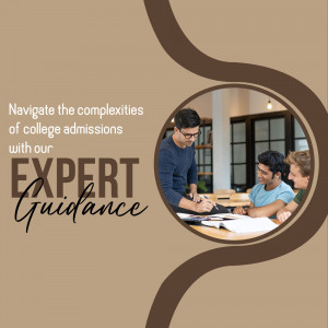 Students receiving expert guidance on college admissions.