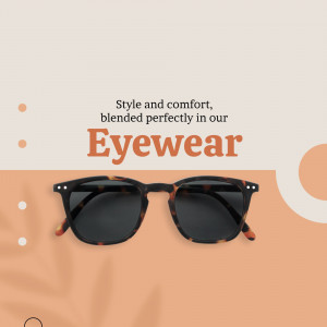 Close-up of fashionable tortoise-shell sunglasses on a peach background