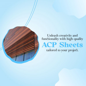 ACP Sheets for building facades and design