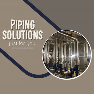 Image of industrial piping and plumbing solutions