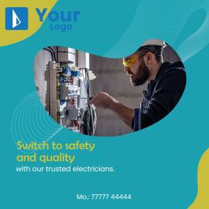 Electrical Safety And Quality Services Creative Design For LinkedIn