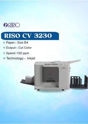 RISO CV 3230 digital duplicator machine with specifications