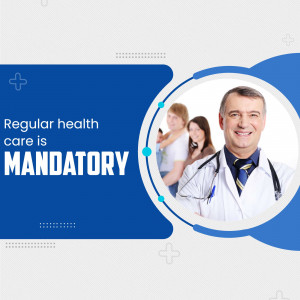 Doctor with patients emphasizing the importance of regular health checkups.