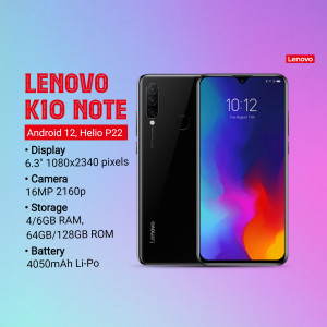 Lenovo K10 Note Android Smartphone with specifications