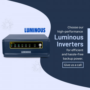 Luminous inverter for home backup power
