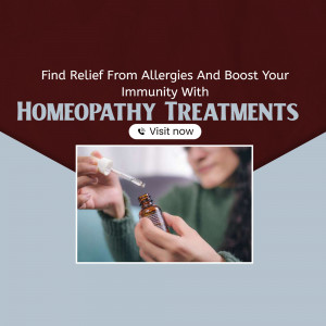 Image promoting homeopathy treatments for allergies and immunity.