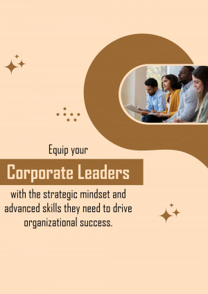 Image depicting a group of diverse professionals collaborating, promoting leadership training.