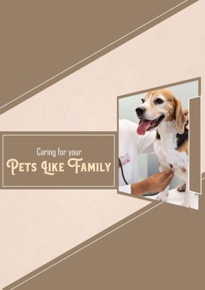 A veterinarian examining a beagle with a stethoscope.