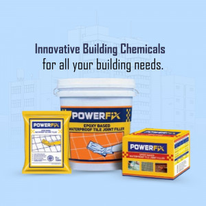 Powerfix epoxy based tile joint filler and building chemicals